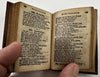 German Folk Song book diced leather 1857 Philadelphia near miniature rare book
