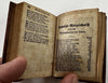 German Folk Song book diced leather 1857 Philadelphia near miniature rare book