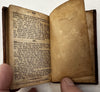 German Folk Song book diced leather c.1840-50’s near miniature rare pocket book