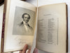 American Authors Works 1887 fine 4 vol leather set engravings great highlights