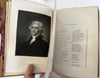 American Authors Works 1887 fine 4 vol leather set engravings great highlights