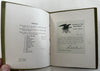 Holy Land pressed flowers book 1903 w/ 12 actual dried flowers Lowell Mass
