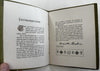 Holy Land pressed flowers book 1903 w/ 12 actual dried flowers Lowell Mass