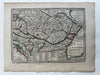 Hungary Kingdom Bulgaria Balkans 1719 Chiquet attractive engraved antique map
