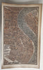 New Orleans city plan rare 1853 Ensign charming miniature hand color map