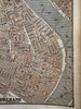 New Orleans city plan rare 1853 Ensign charming miniature hand color map