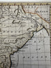 India Hindoostan Great Mogol Empire seat of war 1799 map hand colored