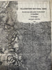 Yellowstone National Park Wyoming 1871 Hayden folding map advertising on reverse