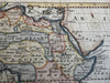 African continent map man-eaters cannibals Nile source c.1790’s hand colored map