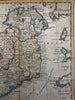 Ireland c.1790’s Pleasing engraved hand colored miniature original map