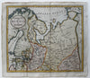 Russia in Europe 1802 northern & southern parts x 2 engraved hand color maps lot
