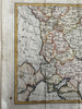 Russia in Europe 1802 northern & southern parts x 2 engraved hand color maps lot