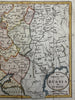Russia in Europe 1802 northern & southern parts x 2 engraved hand color maps lot