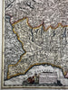 Northern Italy Cisalpine Celts ancient region c.1720 decorative engraved map