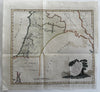 History of Kings of Judah & Israel Rehor 1813 Scarce Etheridge decorative map