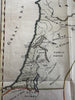 History of Kings of Judah & Israel Rehor 1813 Scarce Etheridge decorative map