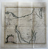 Journey Children Israel Egypt to Canaan 1813 Etheridge decorative historical map