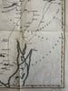 Journey Children Israel Egypt to Canaan 1813 Etheridge decorative historical map