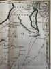 Journey Children Israel Egypt to Canaan 1813 Etheridge decorative historical map