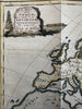 Ancient world Sons of Noah settlements 1813 Scarce Etheridge decorative map