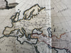 Ancient world Sons of Noah settlements 1813 Scarce Etheridge decorative map
