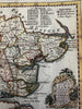 England U.K. Essex county 1759 Bowen scarce decorative periodical map hc