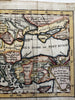 Balkans Greece Turkey in Europe 1788 Toulouse charming map lovely hand color
