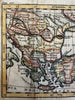 Balkans Greece Turkey in Europe 1788 Toulouse charming map lovely hand color