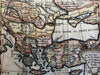 Balkans Greece Turkey in Europe 1788 Toulouse charming map lovely hand color