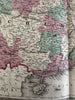China Japan Canton Hong Kong inset 1870 Johnson large hand colored map
