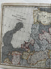 Russia in Europe two sheets 1809 Arrowsmith hand colored map pair Riga Black Sea
