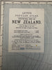 New Zealand 1881 Lett’s map shows ocean currents light houses submarine cables