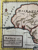 Spain Caesar ancient world Hispania c.1755 Moll hand color map