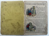 Silver sixpence Funny Picture c.1855-65 McLoughlin hand color juvenile 2 books