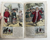 Robin Hood & Little John c.1860’s McLoughlin hand color juvenile 2 variant books
