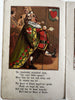 Queen of Hearts Damson Tarts Fantasy cards 1869 McLoughlin color juvenile book
