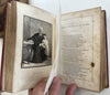 Decorative publisher’s gift book 1850 red ornate gilt leather Moss Rose engrvngs