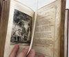 Decorative publisher’s gift book 1850 red ornate gilt leather Moss Rose engrvngs