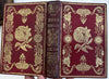 Decorative publisher’s gift book 1850 red ornate gilt leather Moss Rose engrvngs