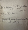 Decorative publisher’s gift book 1850 red ornate gilt leather Moss Rose engrvngs