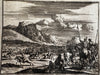 Arabia Bedouins desert tribe 1681 Dapper lot x 4 rare engraved ethnic prints