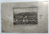 Versailles France garden birds-eye c.1670’s N. Visscher scarce engraved print