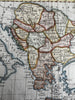 Turkey in Europe Hungary Macedonia Crimea Servia 1802 engraved hand colored map