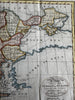 Turkey in Europe Hungary Macedonia Crimea Servia 1802 engraved hand colored map