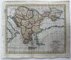 Turkey in Europe Hungary Macedonia Crimea Servia 1802 engraved hand colored map