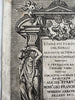 Italy 1620 engraved Title page decorative allegorical figures Porcacchi islands