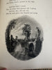 Gallery of Famous Poets Poetry 1870 gorgeous gilt leather gift book w/engravings