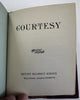 Self-help Personal Growth Character Courtesy Harmony c.1900 custom leather book