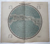 Celestial star charts Night sky 1892 Sohr-Berghaus scarce detailed 2 color maps