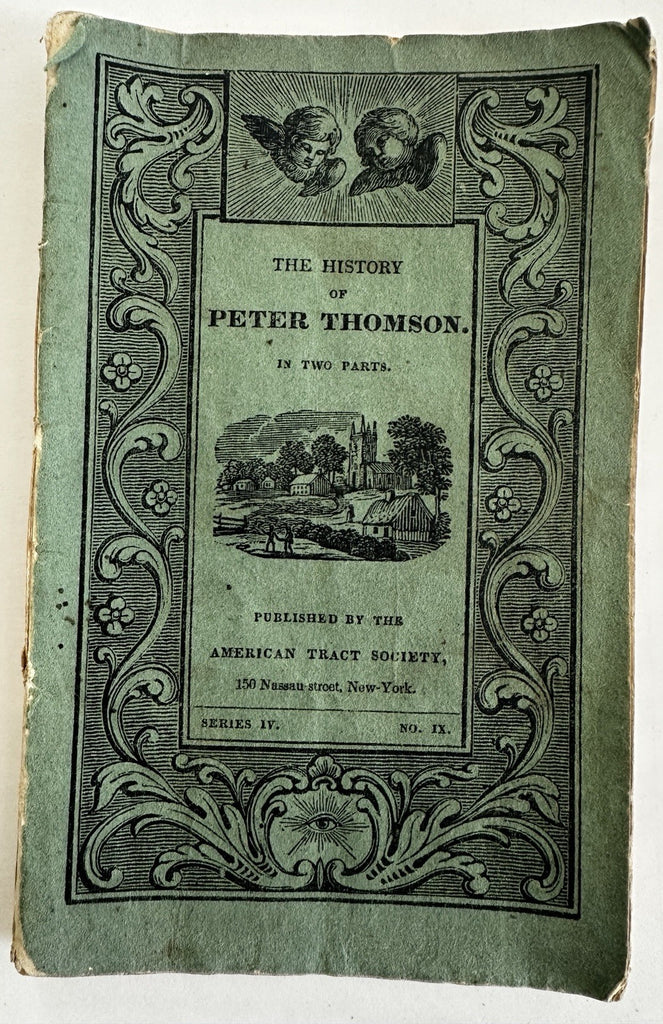 History Peter Thomson c.1840 rare juvenile chap book w/ 20 woodcut illustrations